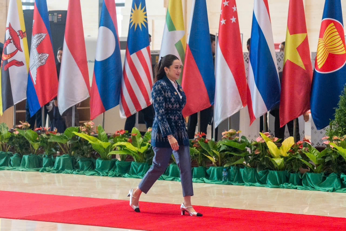 Thủ tướng Thái Lan Paetongtarn Shinawatra lần đầu tiên tham dự Hội nghị thượng đỉnh ASEAN. Ảnh: Văn phòng Thủ tướng Thái Lan