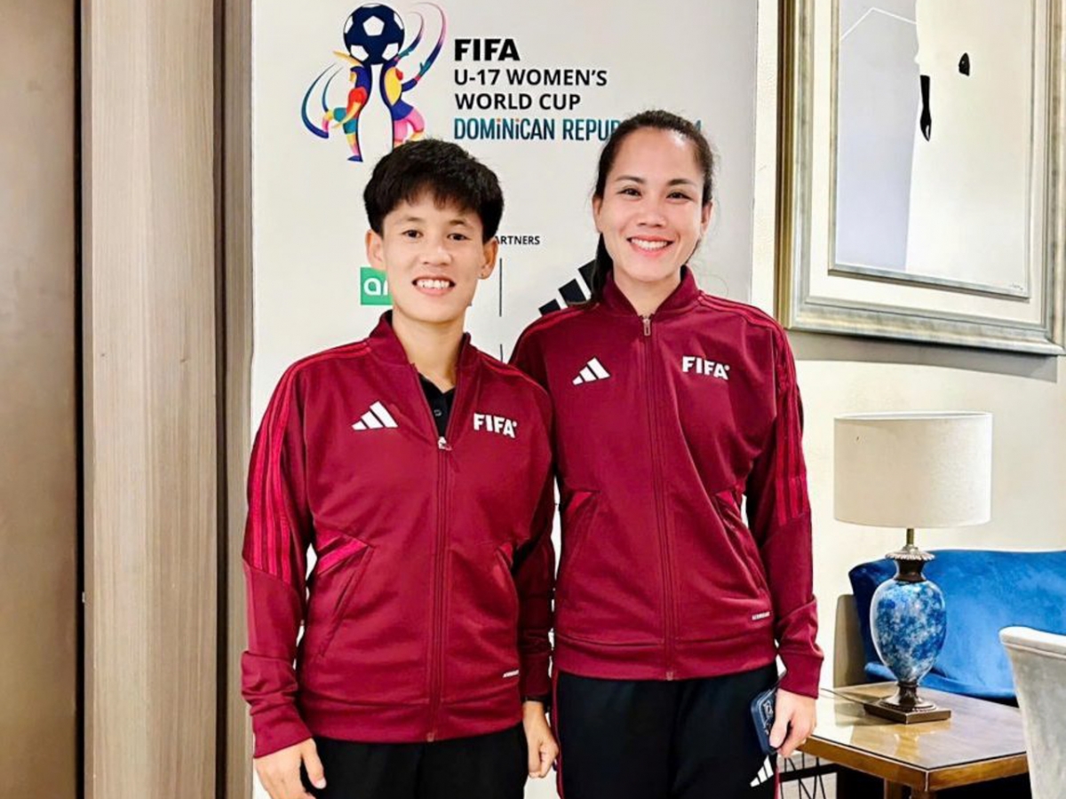 Hai trọng tài nữ Việt Nam được phân công làm nhiệm vụ tại FIFA U17 World Cup nữ 2024 (Ảnh: VFF)