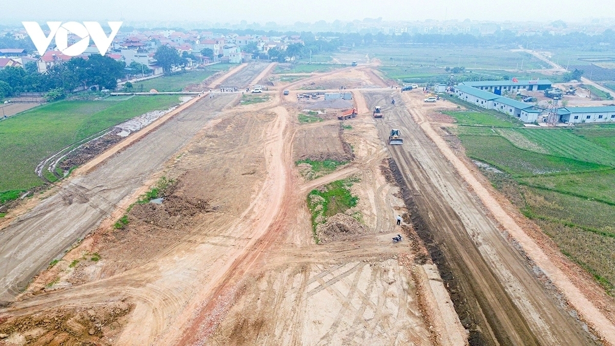 Đường Vành đai 4 đoạn qua địa bàn huyện Mê Linh, Hà Nội 