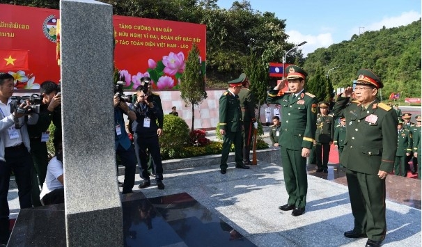 A number of landmark moments are seen during the two-day event taking place in Vietnam's northern mountainous province of Son La and Laos' Houaphanh province.