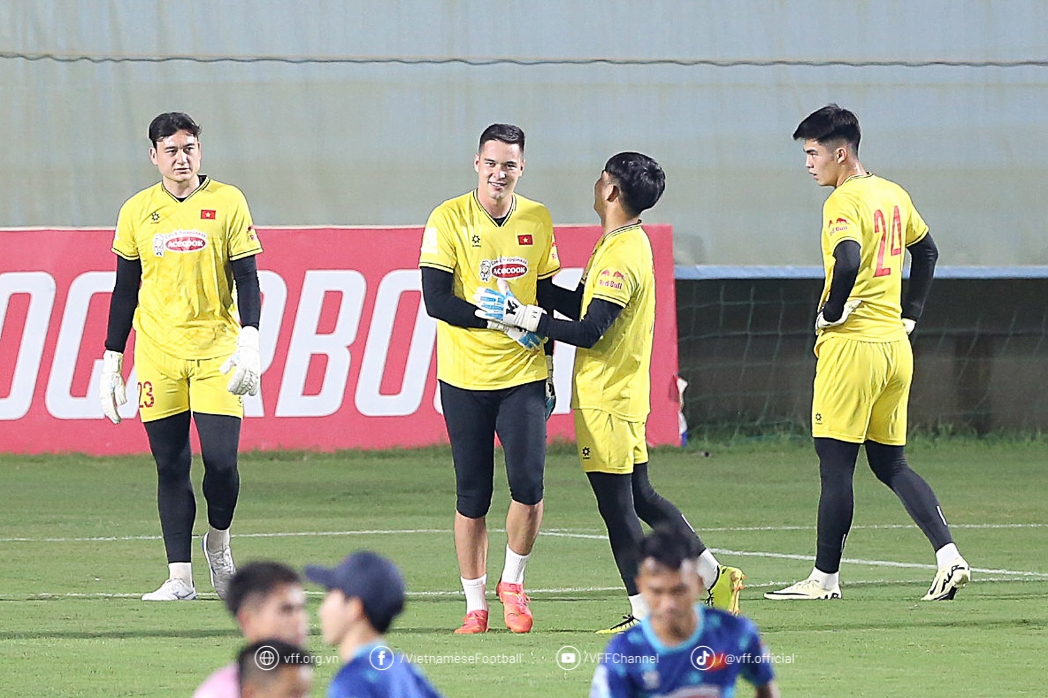 Dàn thủ môn của ĐT Việt Nam. 