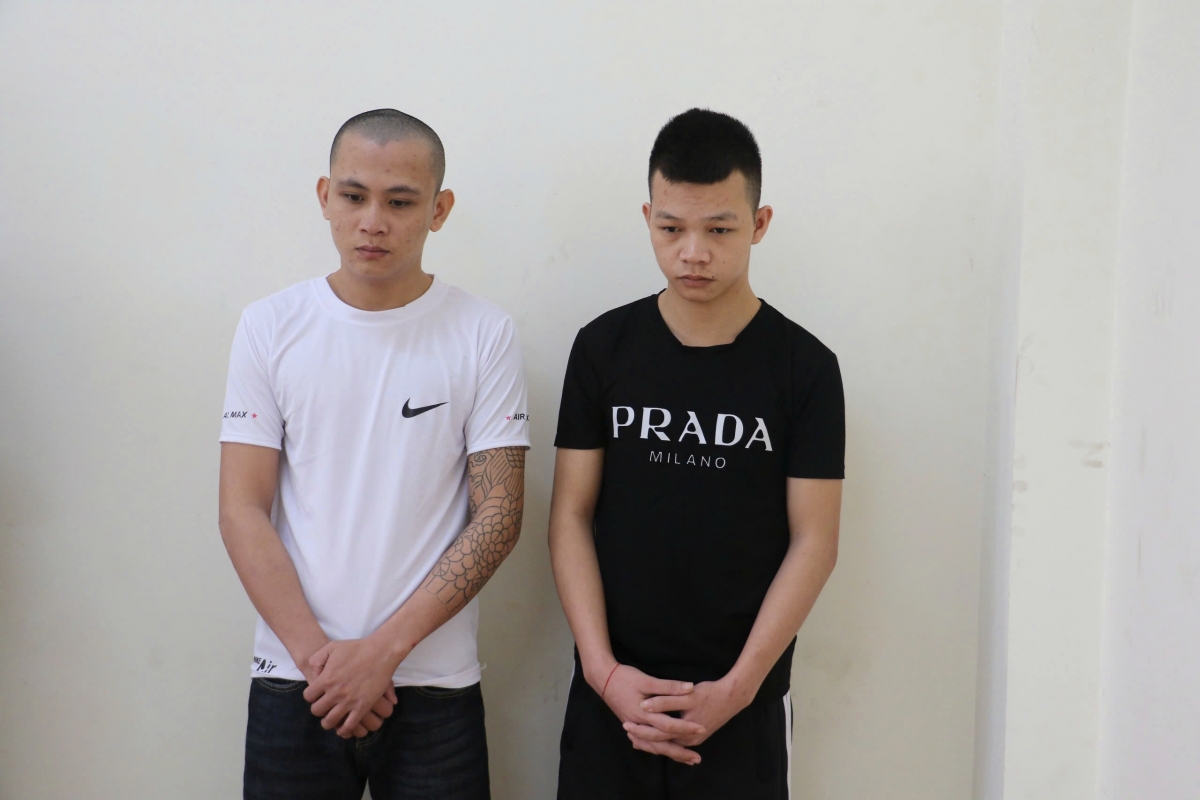2 đối tượng Kha Văn Úc và Vi Văn Linh