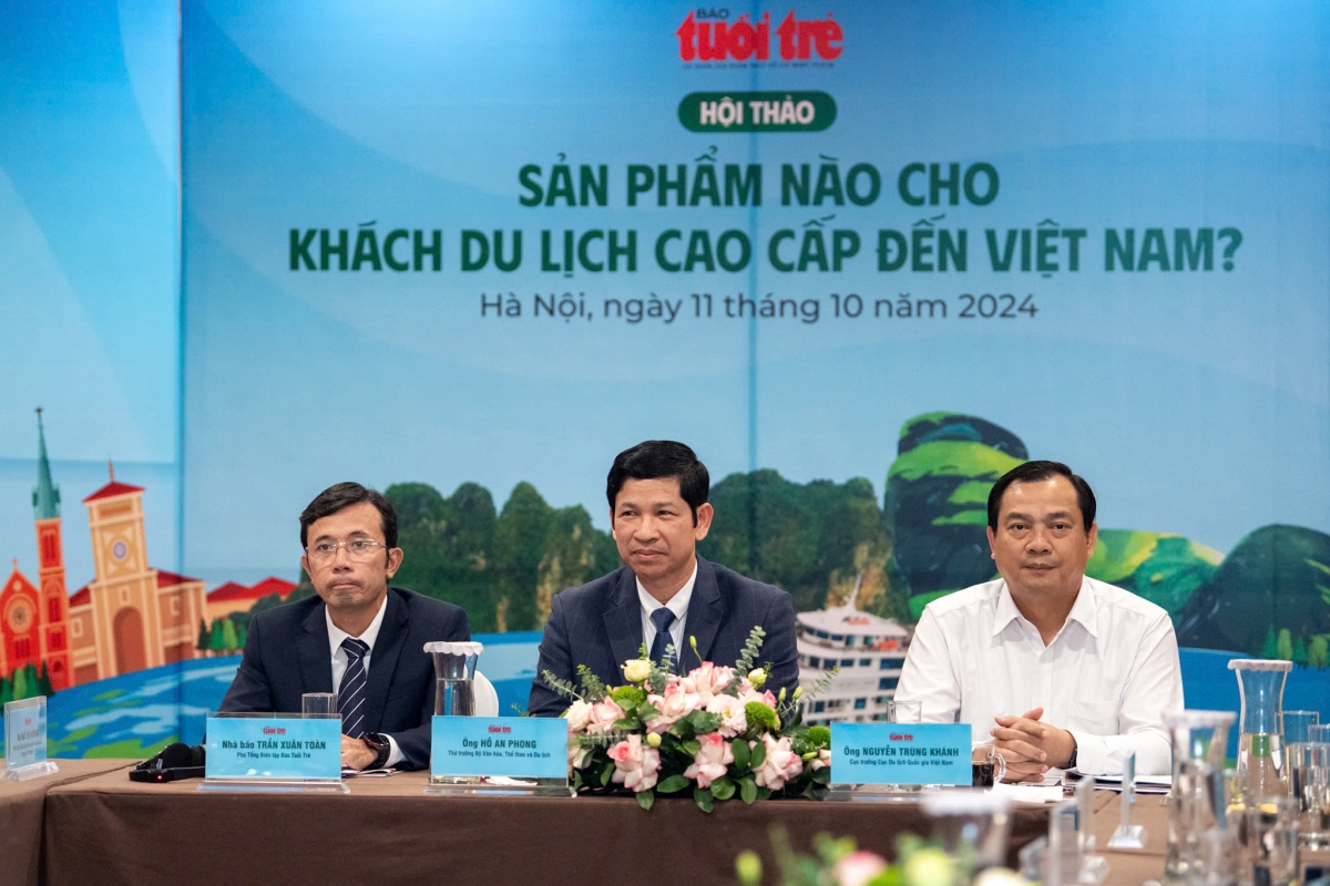 Hội thảo “Sản phẩm nào cho khách du lịch cao cấp đến Việt Nam?” do Báo Tuổi trẻ tổ chức ngày 11/10