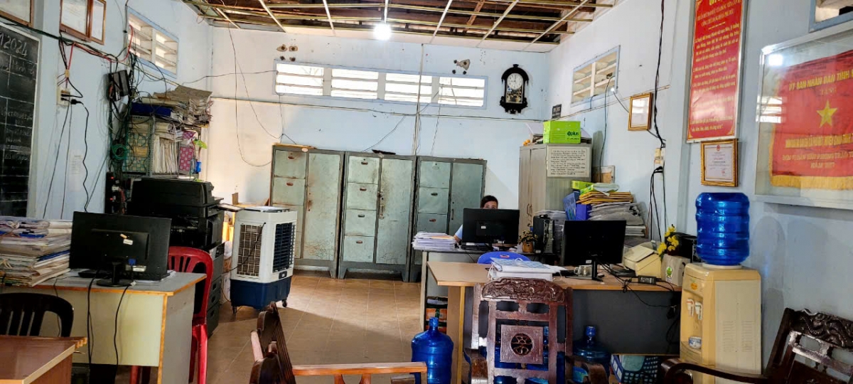 Nơi làm việc của cán bộ, công chức UBND xã Phú Đức 