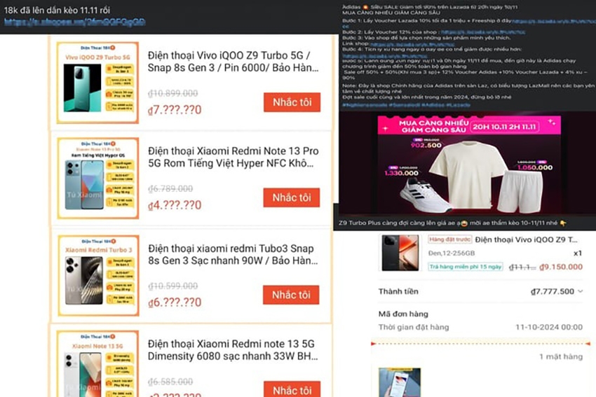 Các hội nhóm săn sale, hoạt động rầm rộ trong dịp 11/11