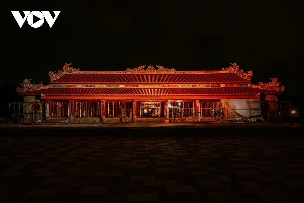 After nearly three years, the Thai Hoa Palace has gradually regained its original form and is waiting for its completion to welcome visitors on the occasion of the Vietnam Cultural Heritage Day (November 23).