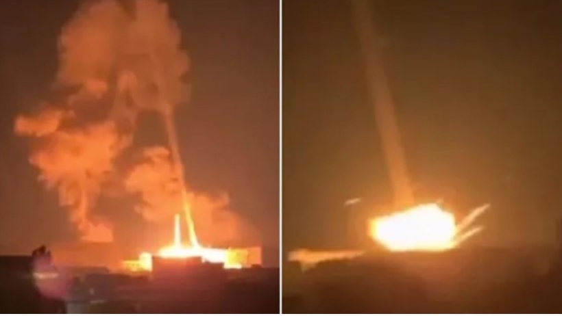 Tên lửa siêu thanh Nga tấn công thành phố Dnipro, Ukraina ngày 21/11/2024. Ảnh: east2west