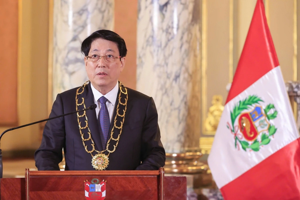 Chủ tịch nước Lương Cường phát biểu tại buổi lễ