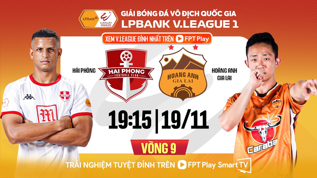 HAGL sẽ gặp Hải Phòng trên sân khách với mục tiêu có điểm.