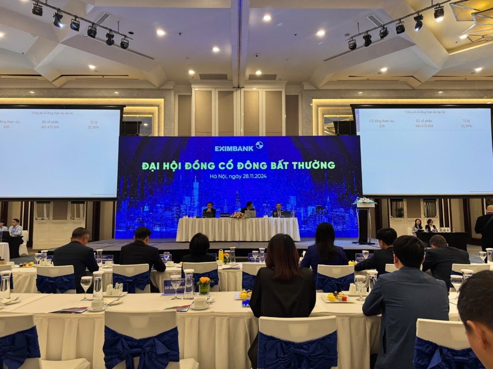 Toàn cảnh ĐHĐCĐ Eximbank sáng 28/11