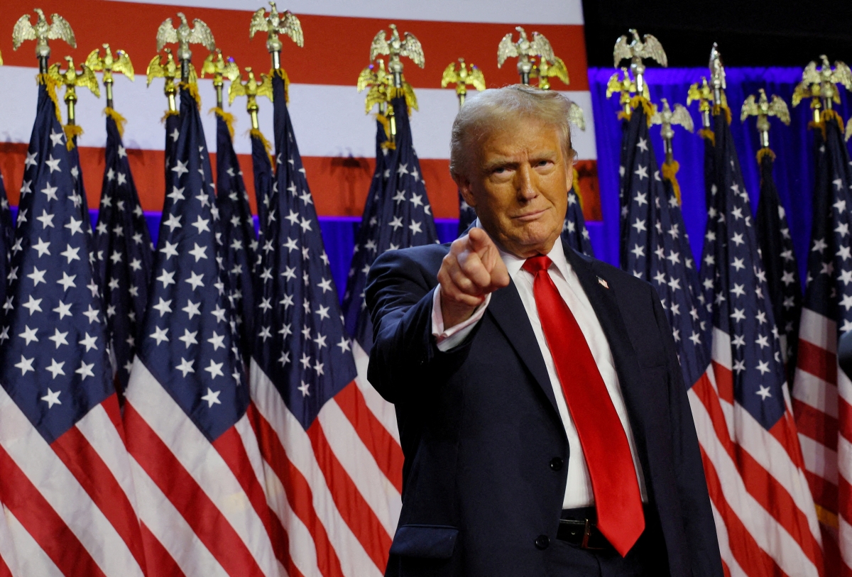 Tổng thống đắc cử Donald Trump. Ảnh: Reuters