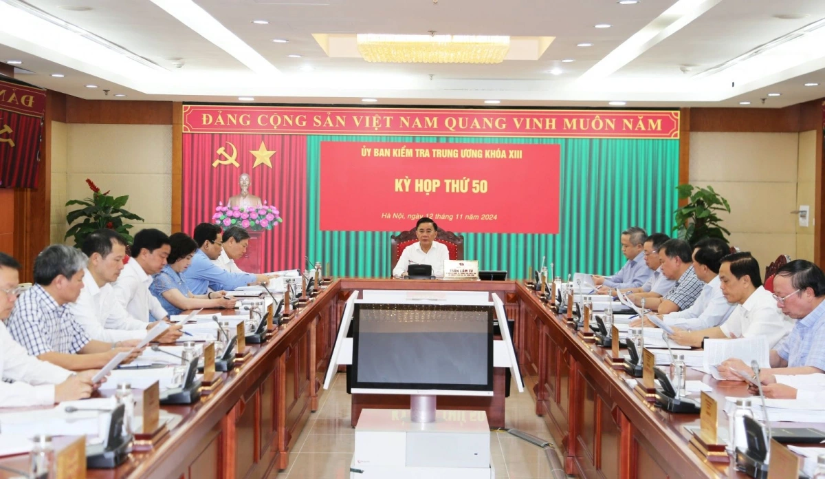 Ủy ban Kiểm tra Trung ương họp Kỳ thứ 50
