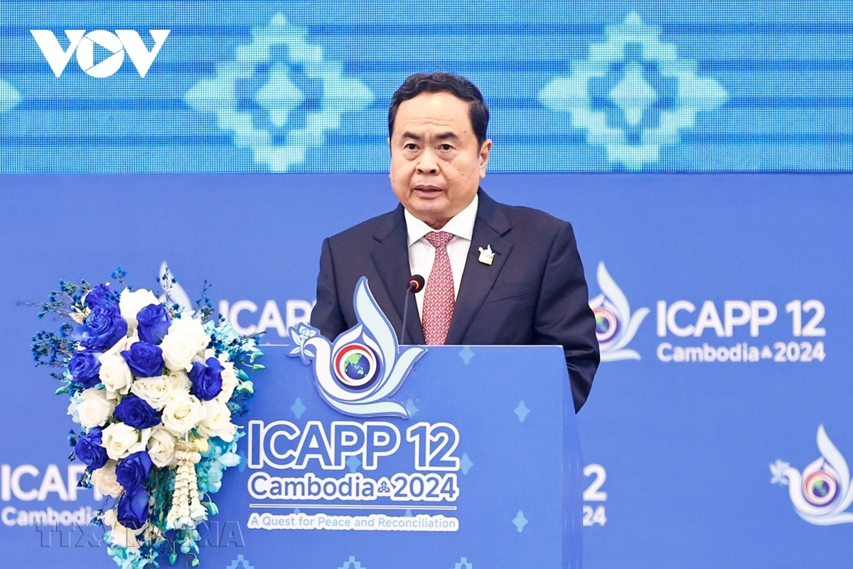 Chủ tịch Quốc hội phát biểu tại Hội nghị toàn thể lần thứ 12 của Hội nghị các đảng chính trị châu Á (ICAPP 12)