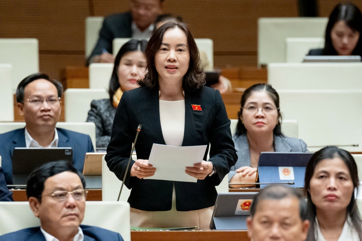 Đại biểu Nguyễn Thị Kim Anh (Đoàn ĐBQH tỉnh Bắc Ninh)