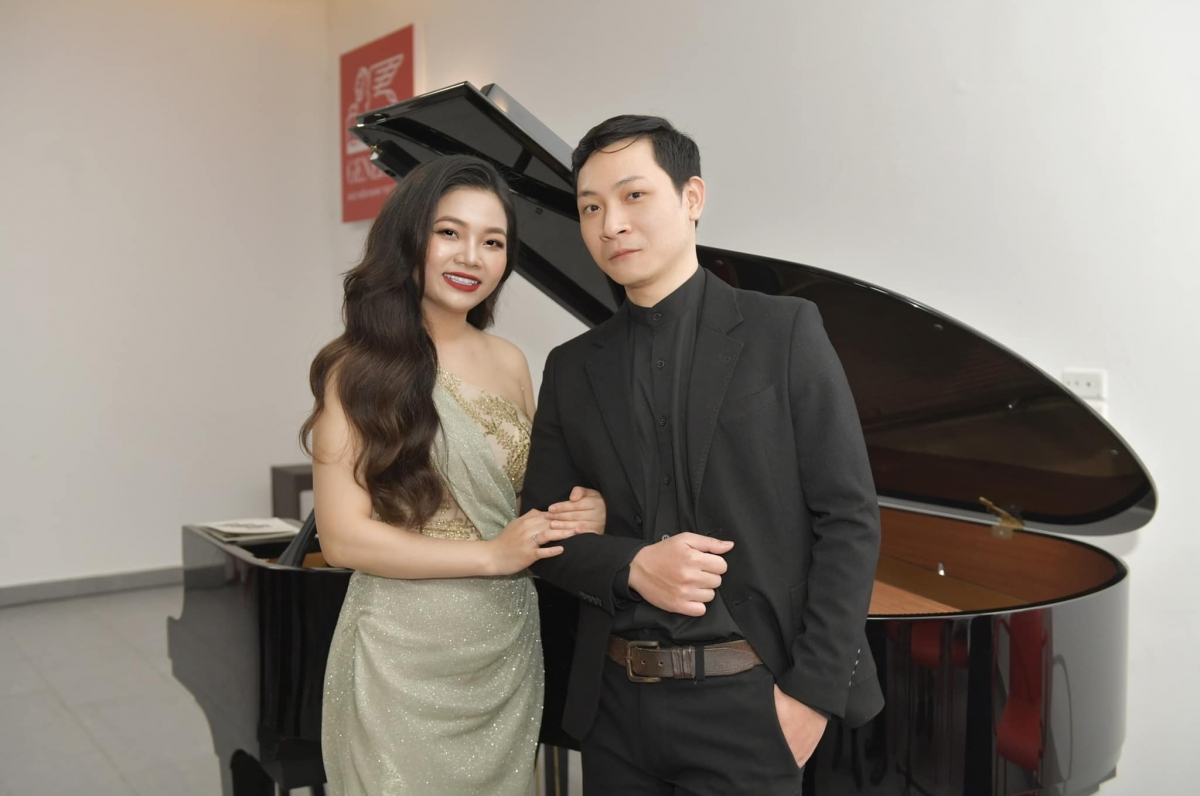 Hà My và Đức Tùng.