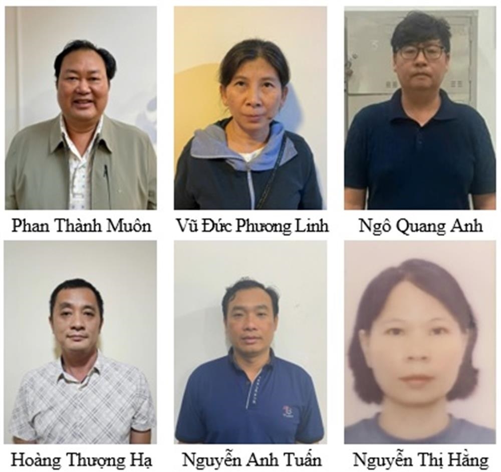 Các bị can trong vụ án