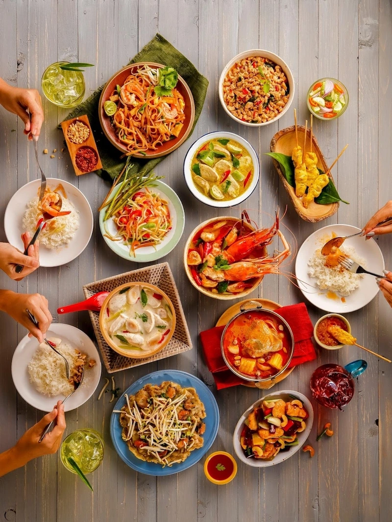 Ẩm thực Thái Lan (Ảnh: Văn phòng đại diện Cơ quan Du lịch Thái Lan tại Việt Nam)