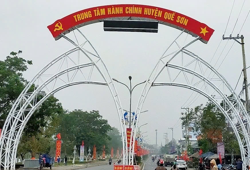 Nhập huyện Nông Sơn vào huyện Quế Sơn, tỉnh Quảng Nam