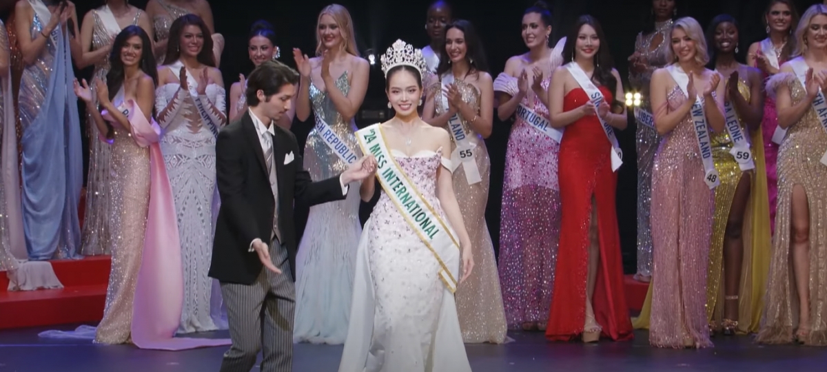Hoa hậu Thanh Thủy đăng quang Miss International 2024