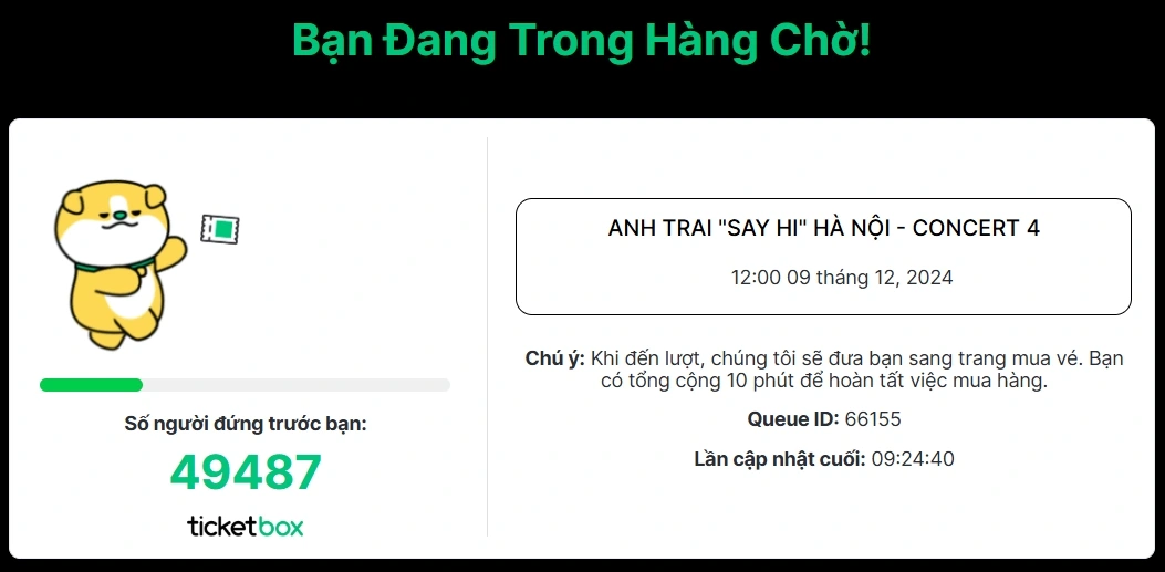 Gần 50.000 người chờ mua vé concert 4 Anh trai "say hi"