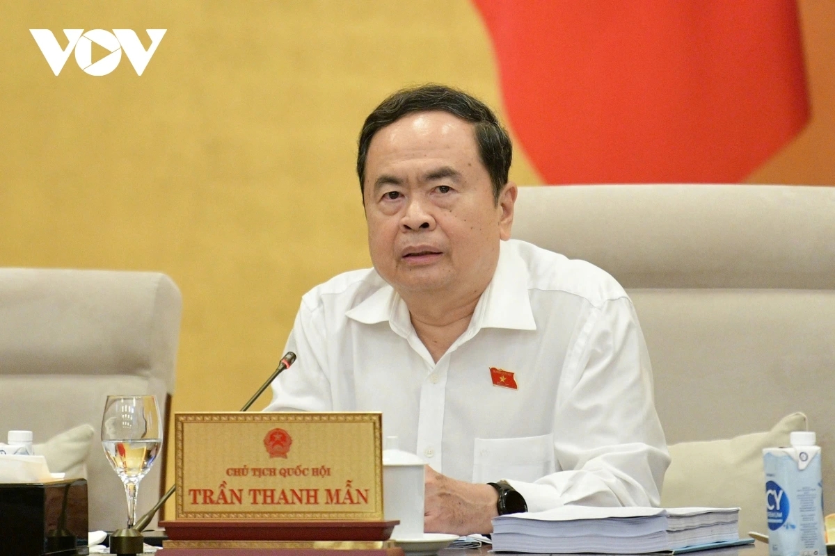 Chủ tịch Quốc hội Trần Thanh Mẫn.