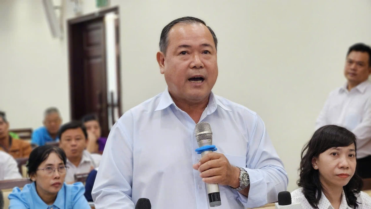 Ông Trương Hùng Cường, Chủ tịch Hội nông dân huyện Hóc Môn  