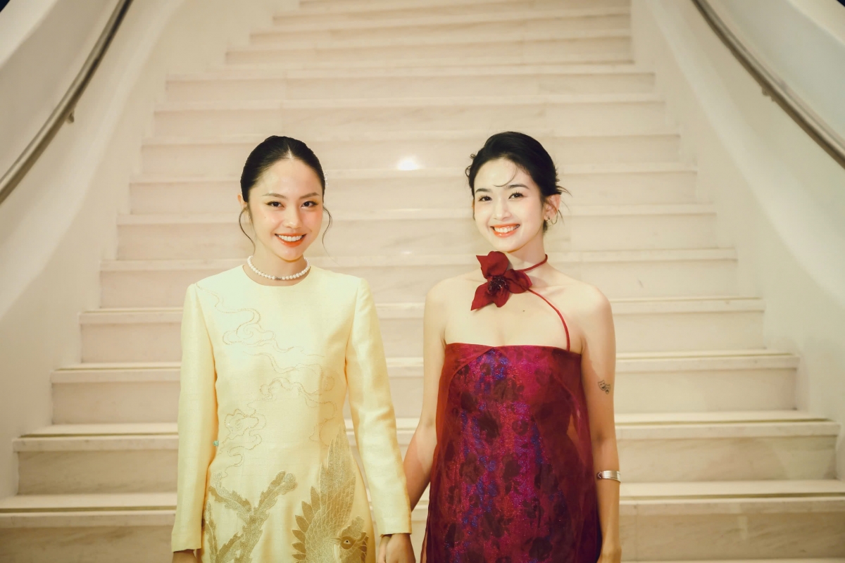 Ngọc Xuân và Rima Thanh Vy - hai diễn viên của phim "Ngày xưa có một chuyện tình", phim Việt Nam tranh giải tại LHP năm nay.