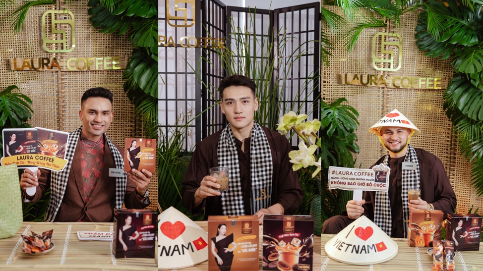 Các Nam vương say mê thưởng thức những ly cà phê Laura Coffee đậm đà ấn tượng