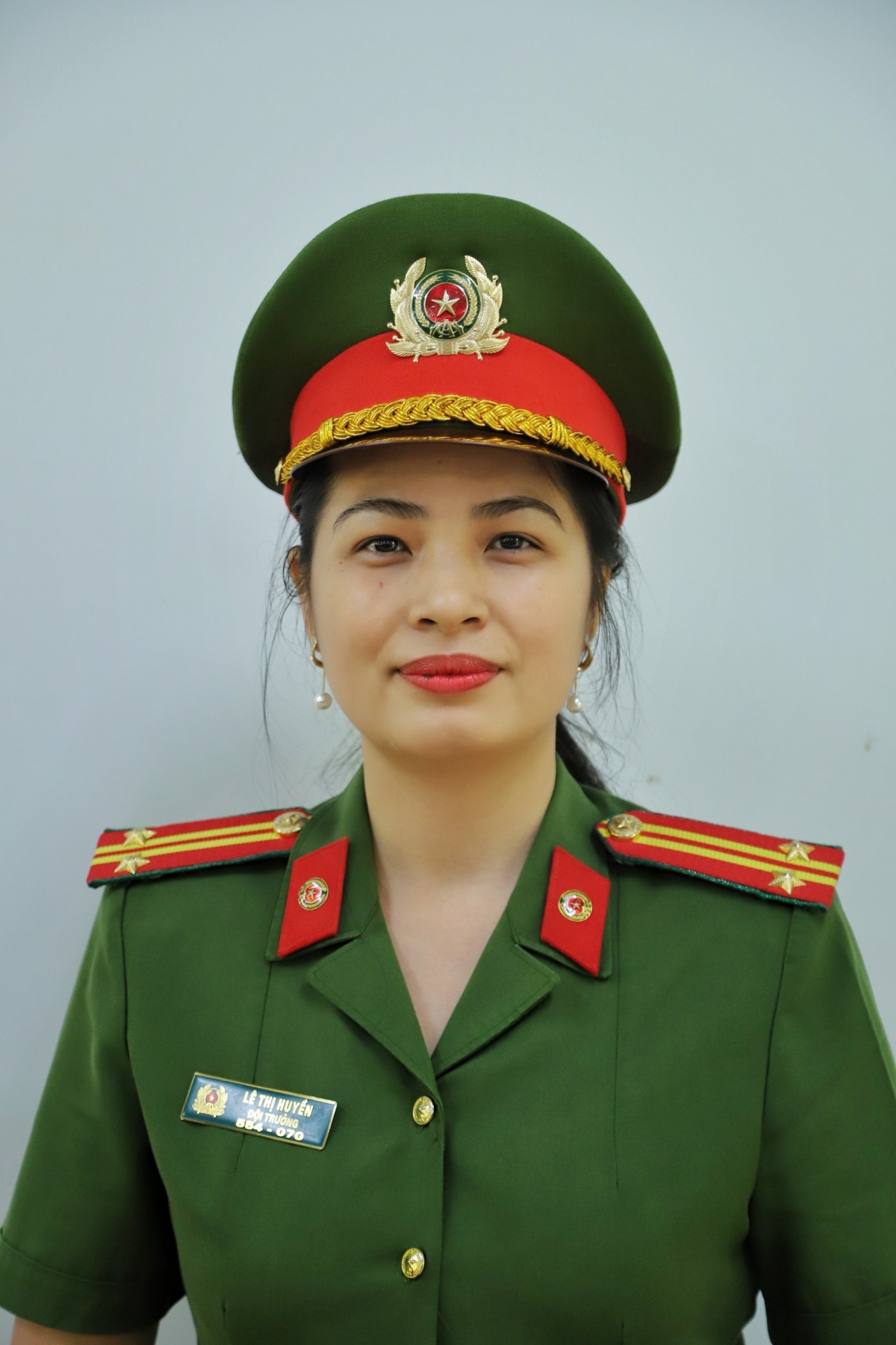 Trung tá Lê Thị Huyền, Đội trưởng Đội Giáo dục và Hồ sơ, Trại giam Vĩnh Quang