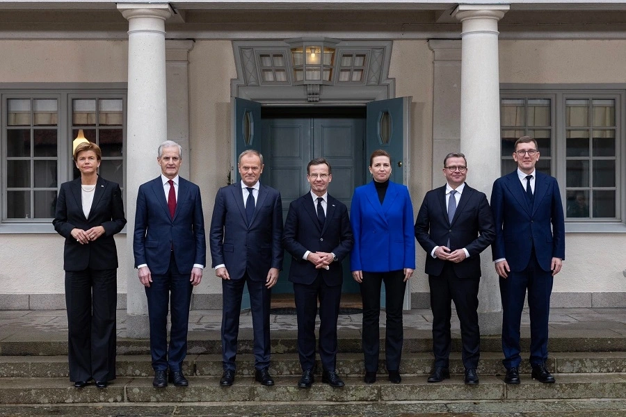 Lãnh đạo các nước Bắc Âu- Baltic và Ba Lan (Ảnh -defence-industry.eu)