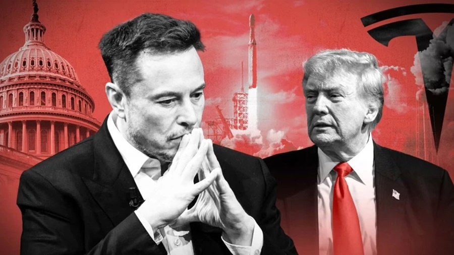 Ông Musk và ông Trump. Ảnh: Mạng X.