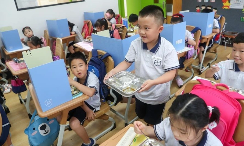 Trung Quốc sẽ tiếp tục đẩy mạnh thực hiện chiến dịch "Sạch đĩa" nhằm ngăn chặn tình trạng lãng phí thực phẩm trên cả nước, trong đó có các trường học. Ảnh minh họa: Tân Hoa xã