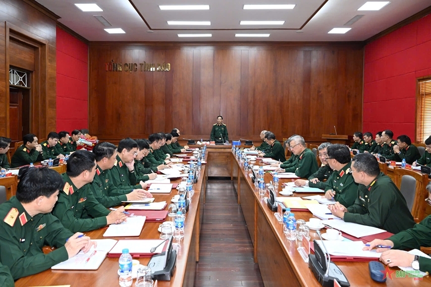 Đại tướng Phan Văn Giang dự, chỉ đạo Hội nghị bàn giao nhiệm vụ Tổng cục trưởng Tổng cục II