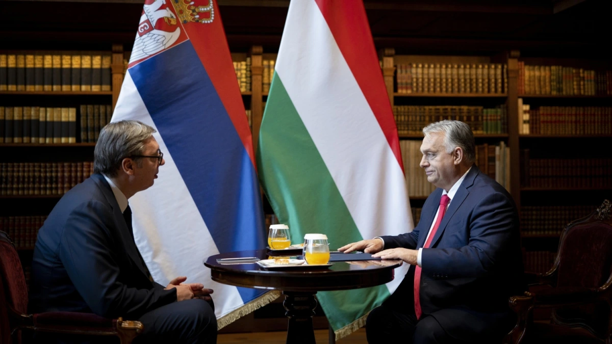 Hungary và Serbia ký tuyên bố chính trị chung. Ảnh: dnevnik.rs