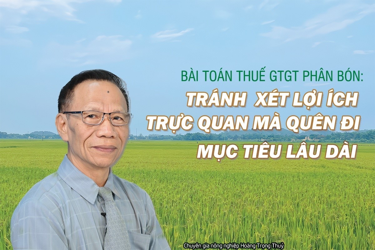 Chuyên gia nông nghiệp Hoàng Trọng Thủy
