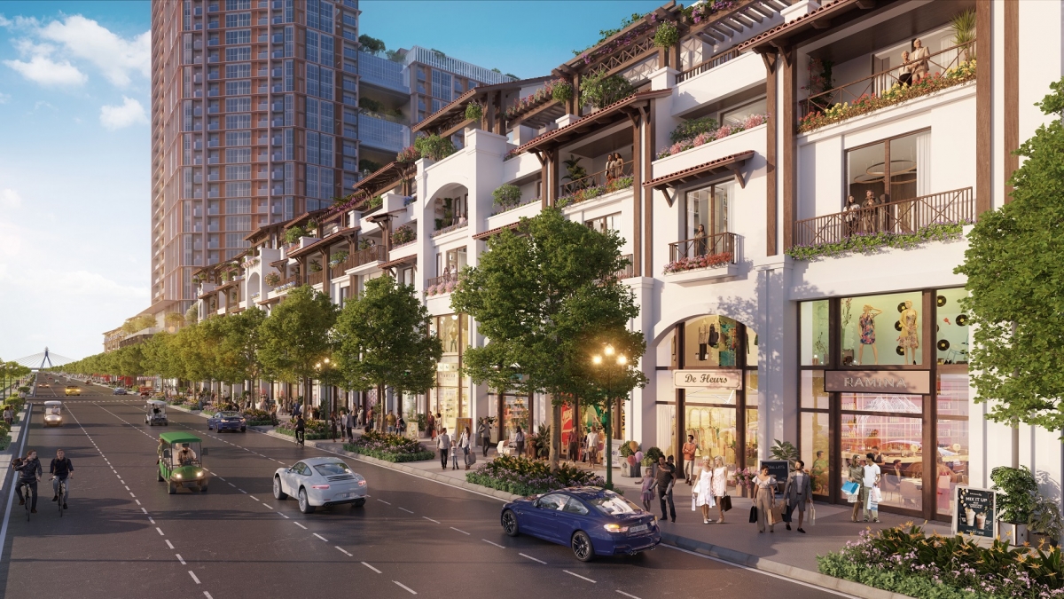 Sun Symphony Residence phát triển theo mô hình tổ hợp semi-compound đầy đủ tiện ích mang xu hướng quốc tế (Ảnh phối cảnh minh họa)