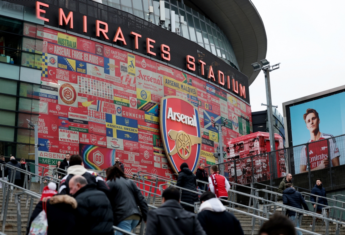 Trận đấu Arsenal vs Nottingham Forest nhận được sự quan tâm của người hâm mộ (Ảnh: Reuters)