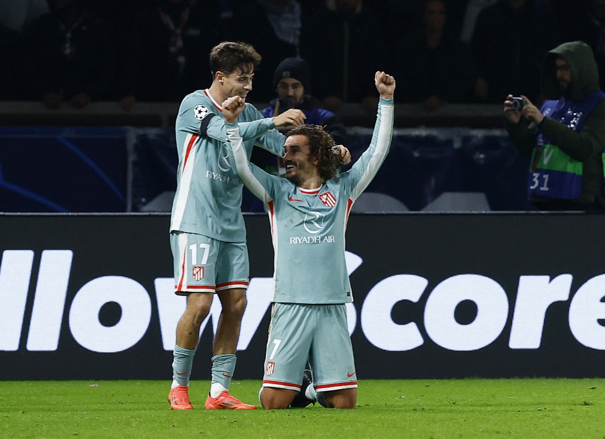 Atletico Madrid thắng PSG 2-1. (Ảnh: Reuters). 