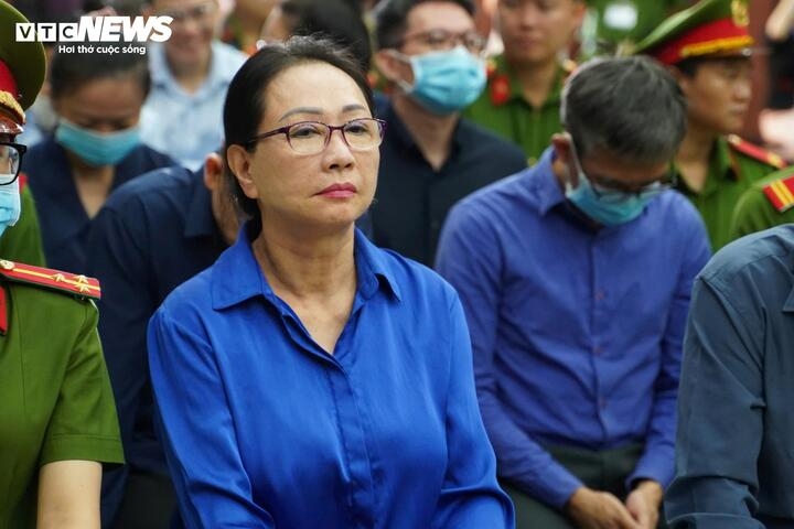 Bị cáo Trương Mỹ Lan tại phiên toà. (Ảnh: Hoàng Thọ)