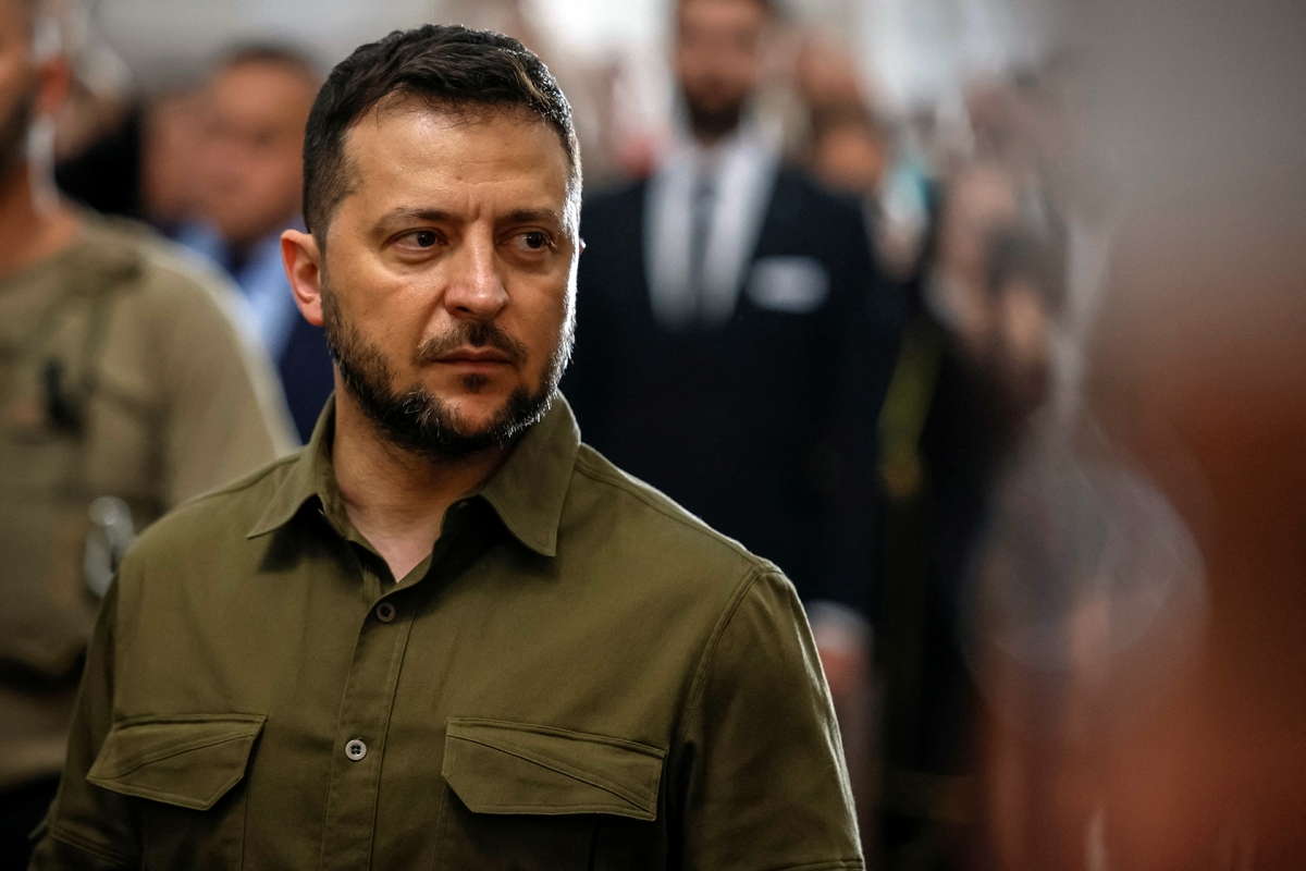 Tổng thống Ukraine Volodymyr Zelensky. Ảnh: Reuters