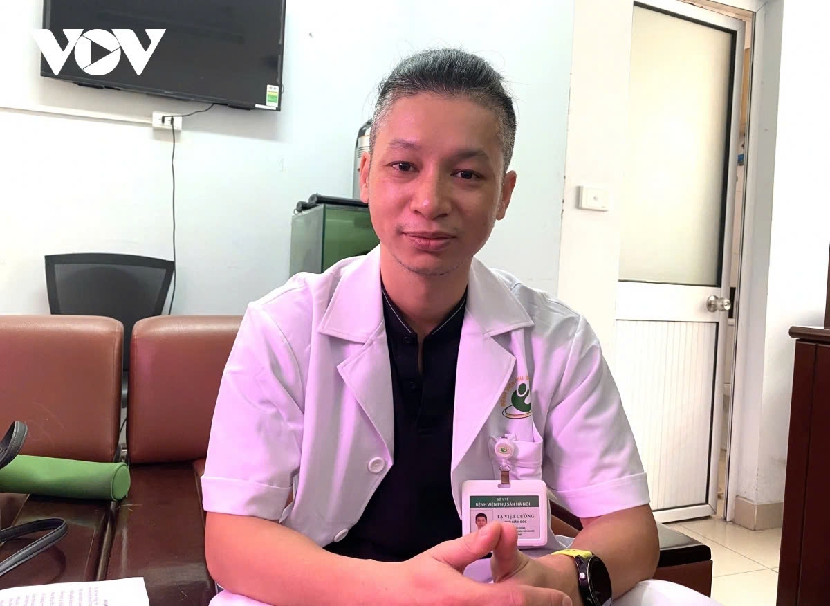 Ths.BSCKII Tạ Việt Cường, Phó giám đốc Trung tâm khám, điều trị và chăm sóc sức khỏe sinh sản, Bệnh viện Phụ sản Hà Nội