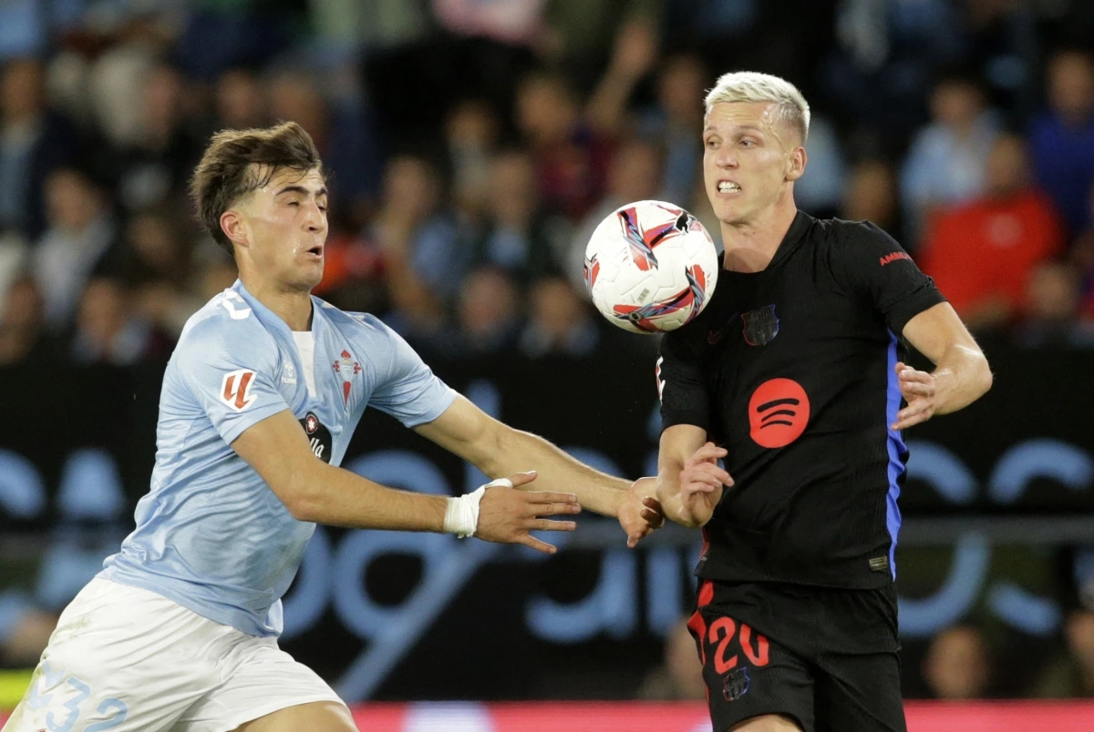 Barca bị Celta Vigo cầm hòa dù dẫn 2-0 đến phút 82. (Ảnh: Reuters). 
