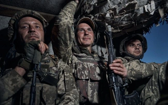 Binh sỹ Ukraine trên chiến tuyến. Ảnh: Getty