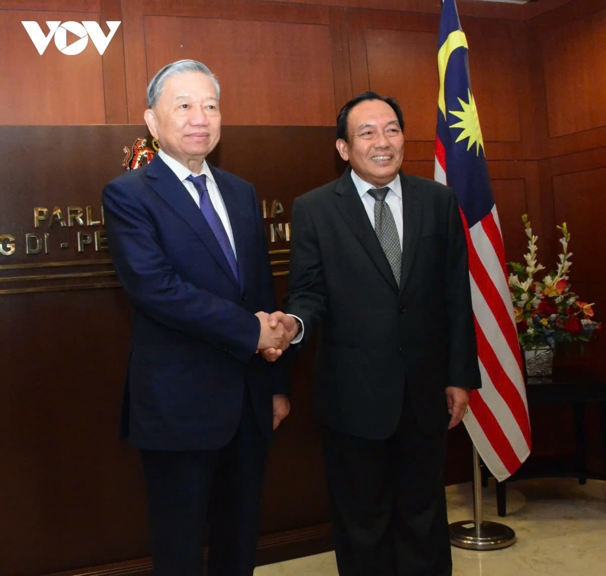 Tổng Bí thư Tô Lâm hội kiến Chủ tịch Thượng viện Malaysia Dato’ Awang Bemee Awang Ali Basah.