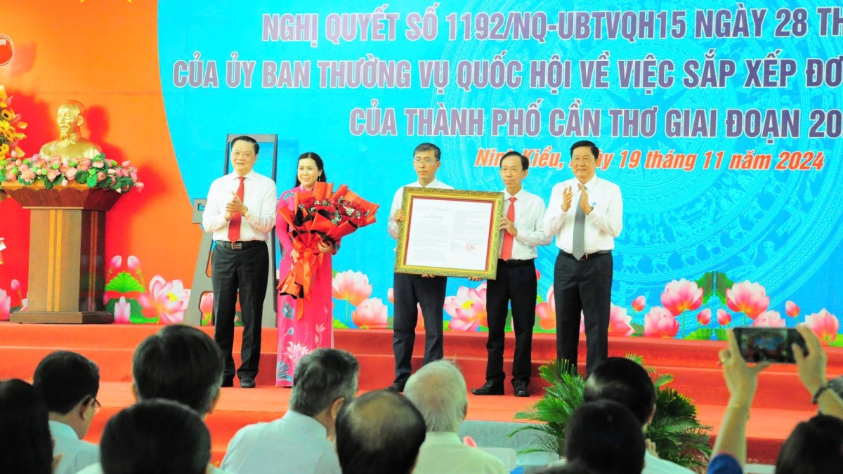 Công bố sáp nhập phường ở Cần Thơ