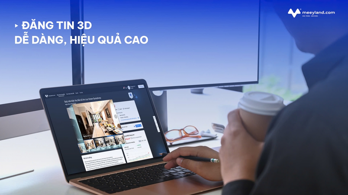 Khách hàng đăng tin 3D dễ dàng, hiệu quả trên Meeyland.com ver 5.0