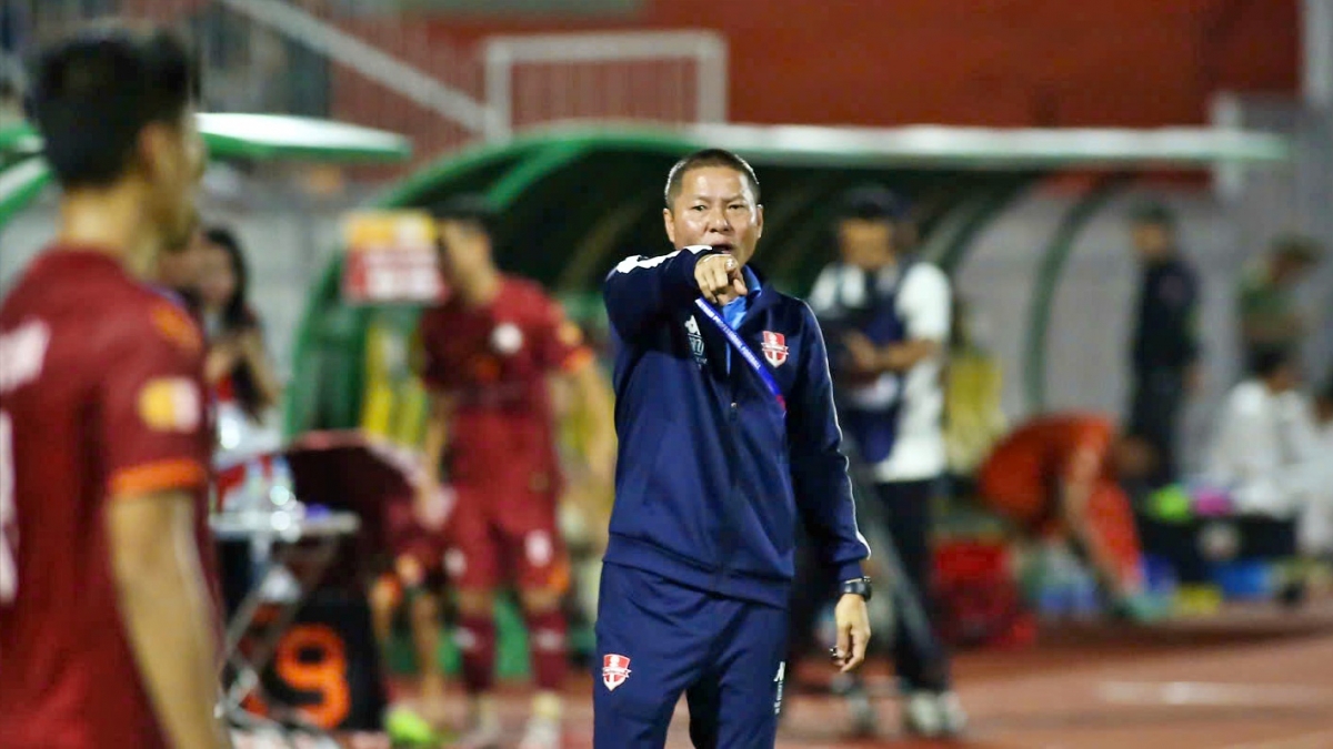 HLV Chu Đình Nghiêm và học trò có cơ hội giành chiến thắng đầu tiên ở V-League 2024/2025 (Ảnh: VPF).