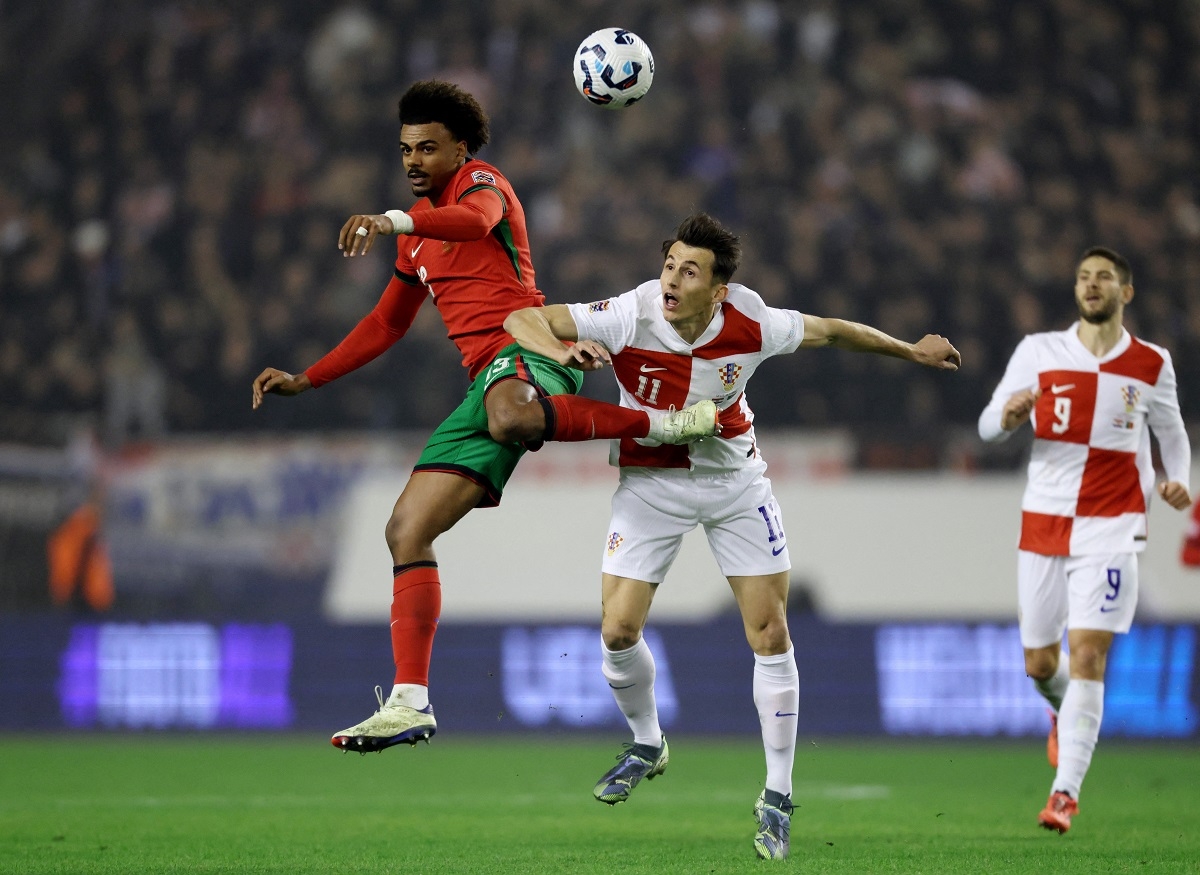 Bồ Đào Nha không có những ngôi sao sáng nhất hòa Croatia 1-1. (Ảnh:Reuters).