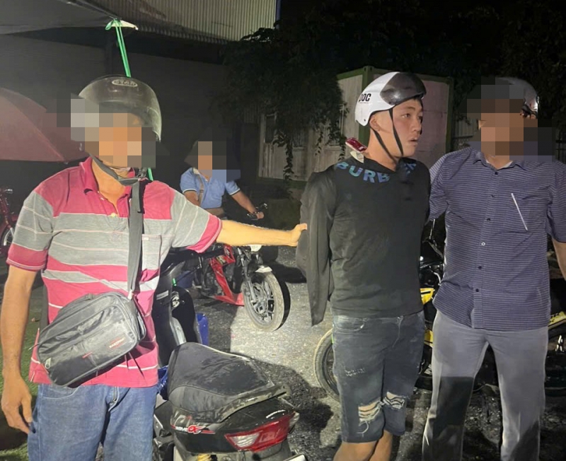 Tổ công tác nhanh chóng bắt được Thanh.