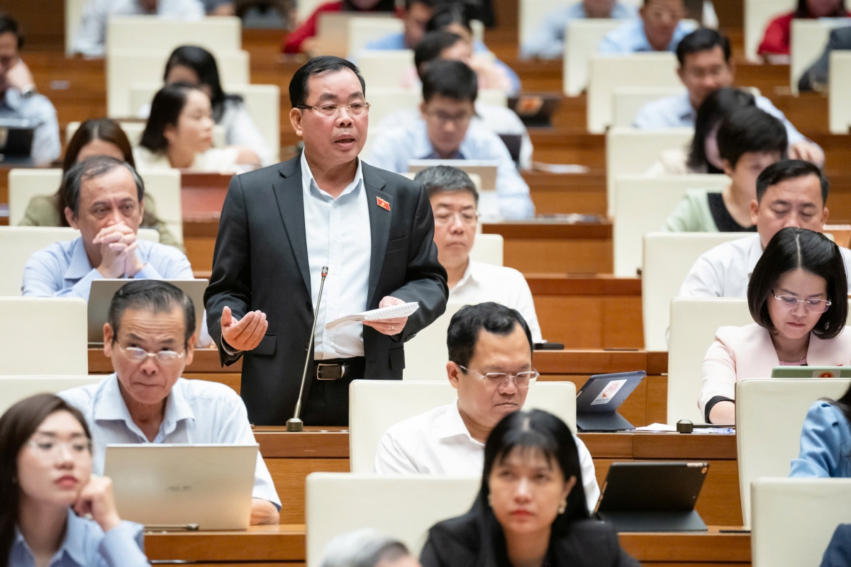 Đại biểu Nguyễn Quang Huân (Đoàn ĐBQH tỉnh Bình Dương)